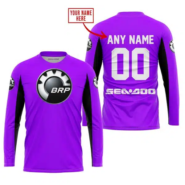Custom Name Racing - Limited Edition - Sea Doo - Purple V2 - Image 2