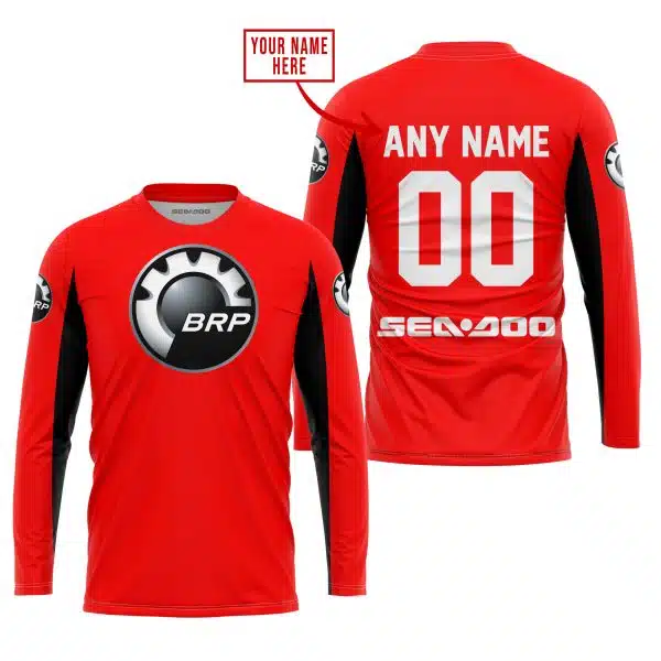 Custom Name Racing - Limited Edition - Sea Doo - Red V2 - Image 2