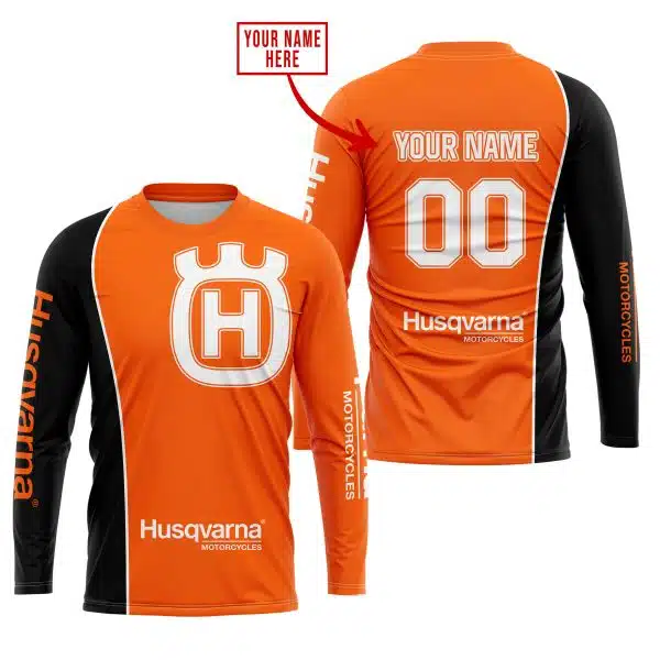 Limited Edition - Custom Name Motocrocss V2 - Husqvarna Orange - Image 2