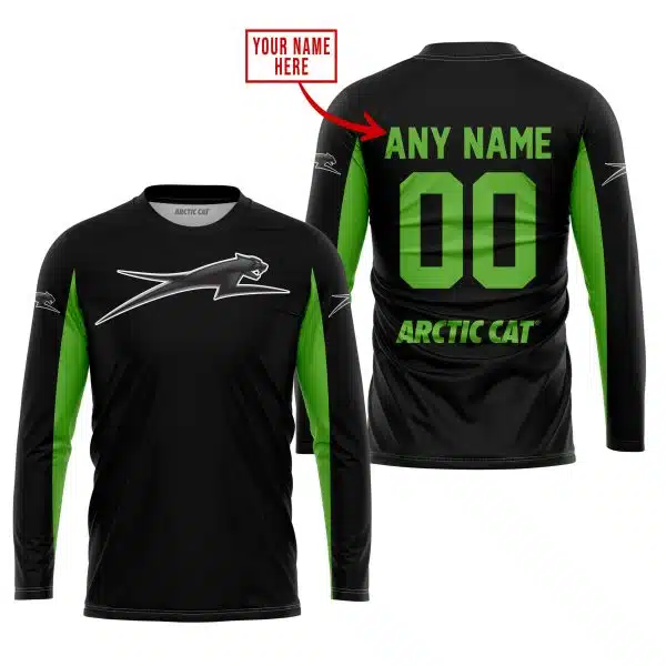Custom Name Racing - Limited Edition - Arctic Cat - Green - Image 2