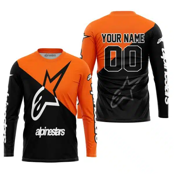 Premium Gift - Custom Name - Alpinestars - Orange - Image 4