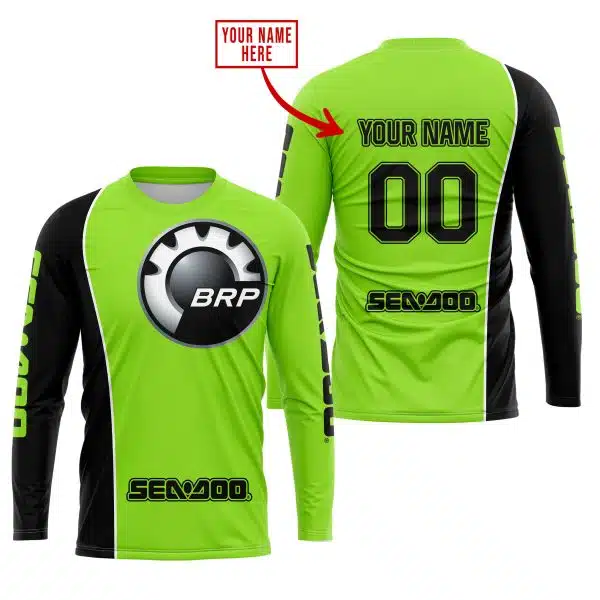Limited Edition - Custom Name Motocrocss V2 - Sea Doo - Green 1 - Image 2
