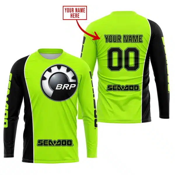 Limited Edition - Custom Name Motocrocss V2 - Sea Doo – Neon - Image 2