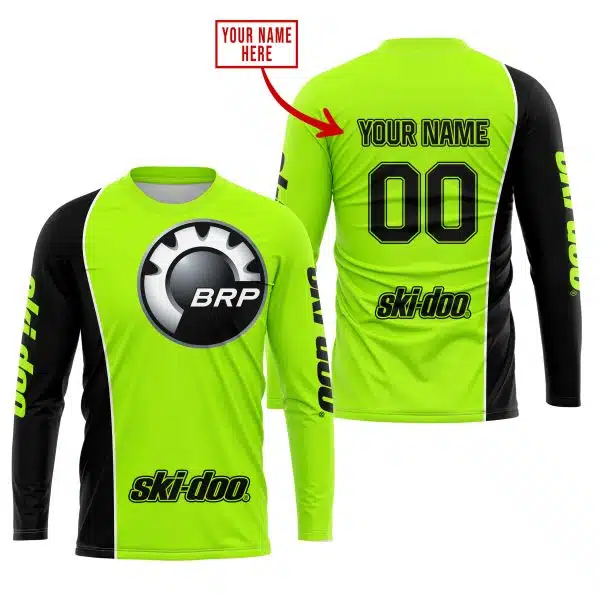 Limited Edition - Custom Name Motocrocss V2 - Ski Doo - Neon - Image 2
