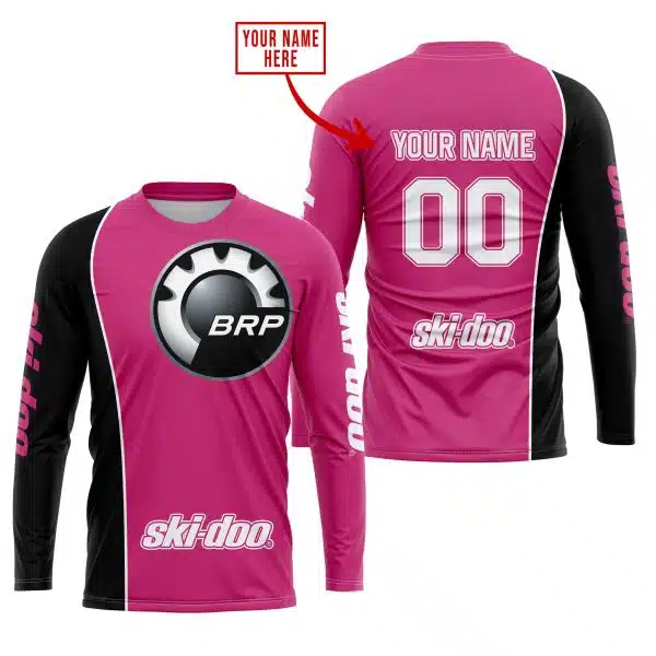 Limited Edition - Custom Name Motocrocss V2 - Ski Doo - Pink 1 - Image 2