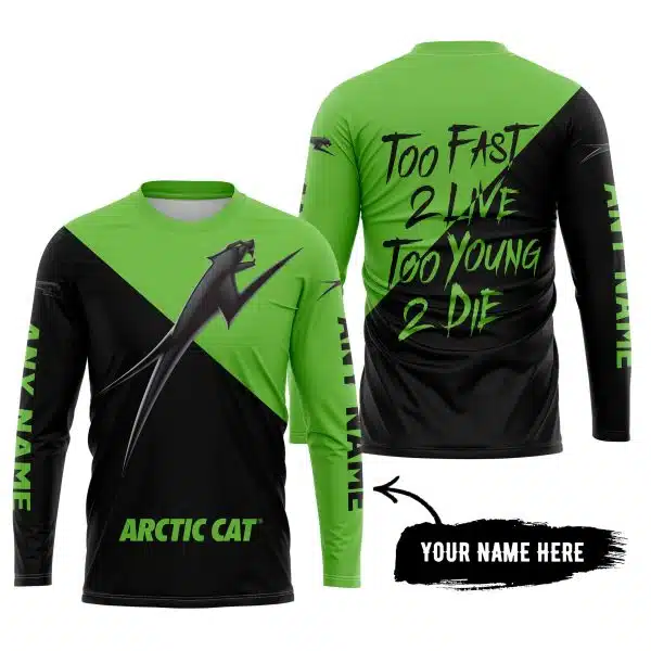Too Fast To Live Too Young To Die - 3d All Over Printed - Arctic-Cat - Image 5