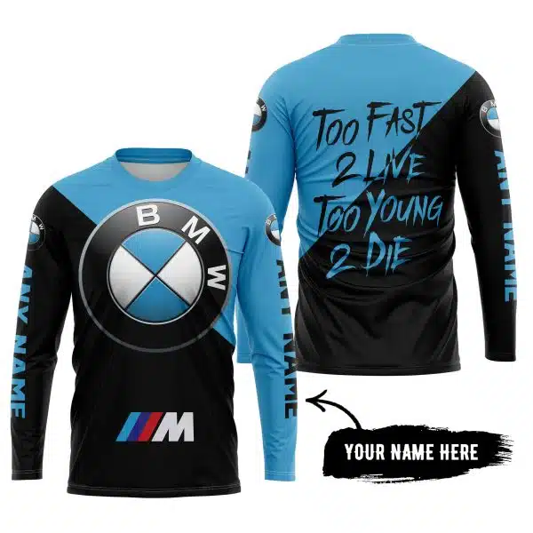 Too Fast To Live Too Young To Die - 3d All Over Printed - Bmw - Image 5