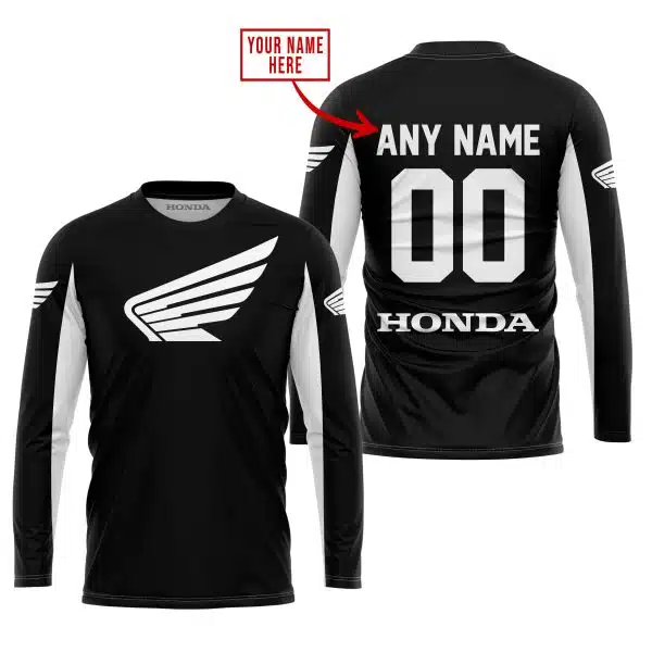 Custom Name Racing - Limited Edition - Honda - White - Image 2