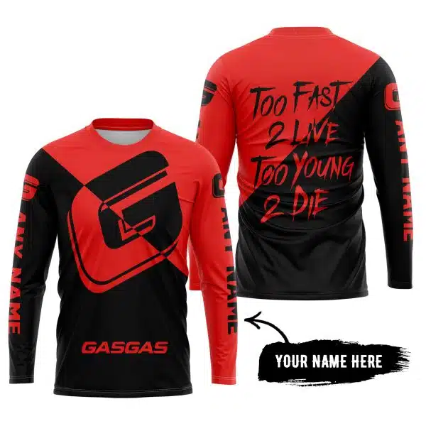 Too Fast To Live Too Young To Die - 3d All Over Printed - Gas Gas - Image 5