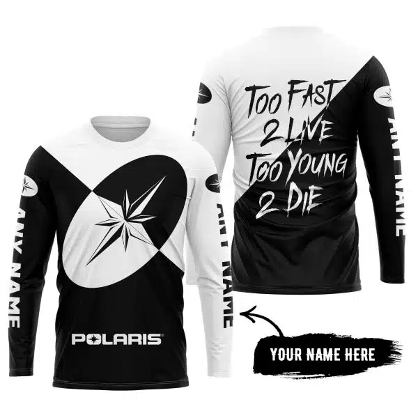 Too Fast To Live Too Young To Die - 3d All Over Printed - Polaris - White - Image 5
