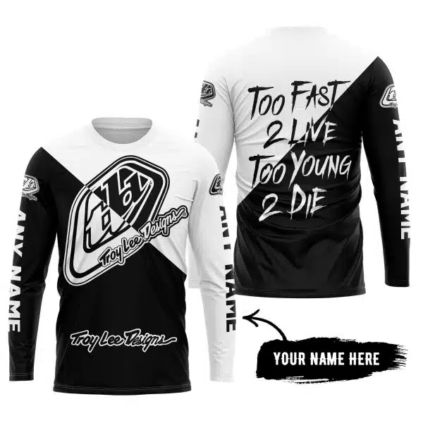 Too Fast To Live Too Young To Die - 3d All Over Printed - Troy Lee Designs - Image 5