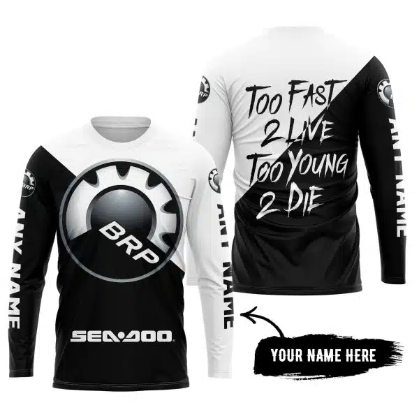 Too Fast To Live Too Young To Die - 3d All Over Printed - Sea Doo - Image 5