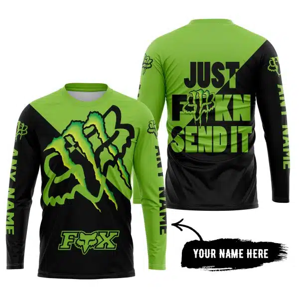 Just Fkcn Send It - 3d All Over Printed - Fox Racing & Monster Energy - Image 5