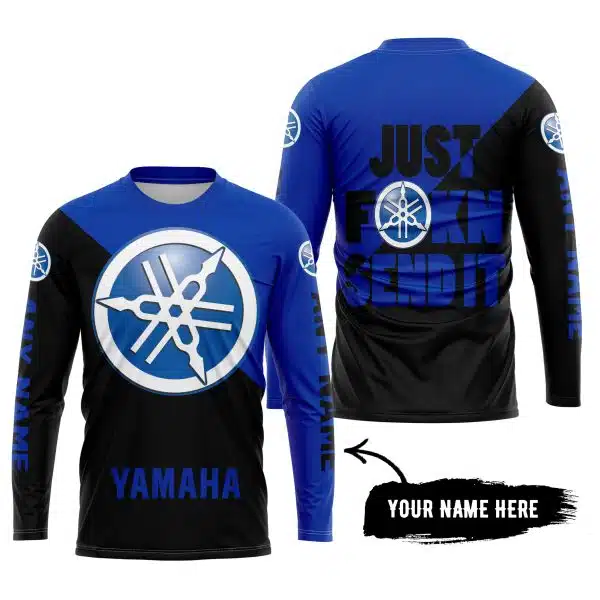 Just Fkcn Send It - 3d All Over Printed - Yamaha - Blue - Image 5