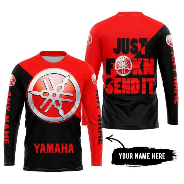 Just Fkcn Send It - 3d All Over Printed - Yamaha - Red - Image 5