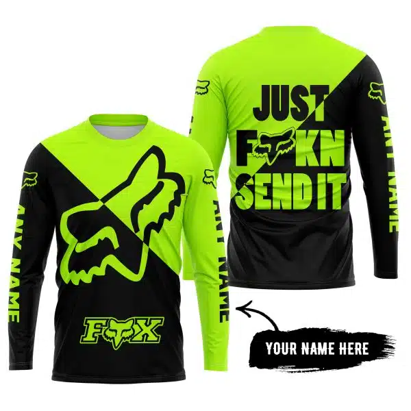 Just Fkcn Send It - 3d All Over Printed - Fox Racing - Neon - Image 5