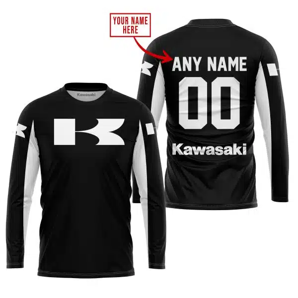 Custom Name Racing - Limited Edition - Kawasaki - White - Image 2