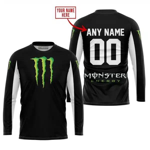 Custom Name Racing - Limited Edition - Monster - White - Image 2