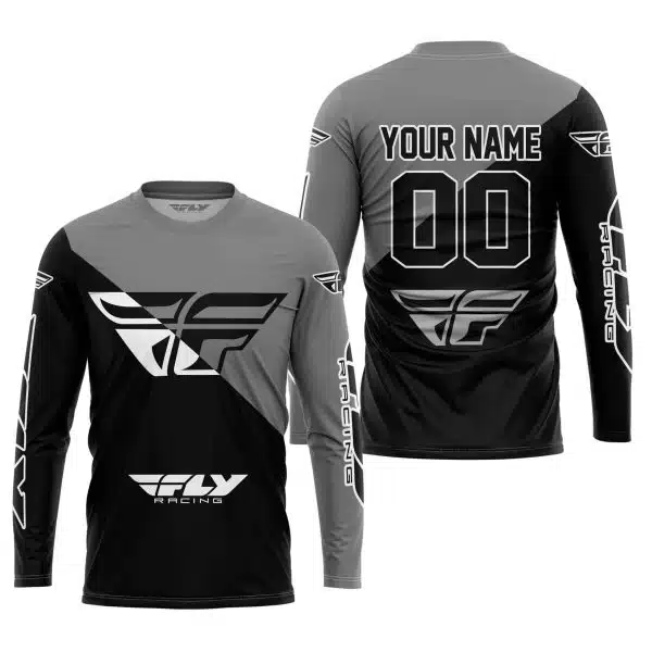 Premium Gift - Custom Name - Fly Racing - Grey - Image 4