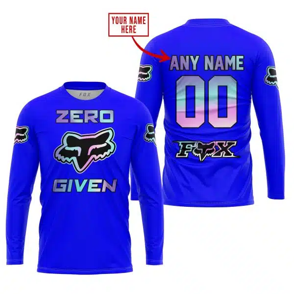 Zero Fox Given  -  Limited Edition  -  Fox Racing  -  Blue - Image 2