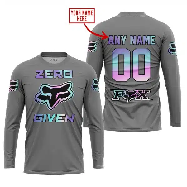 Zero Fox Given  -  Limited Edition  -  Fox Racing  -  Grey - Image 2