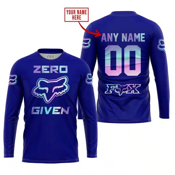 Zero Fox Given  -  Limited Edition  -  Fox Racing  -  Navy - Image 2