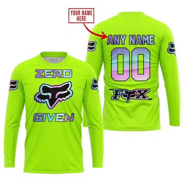 Zero Fox Given  -  Limited Edition  -  Fox Racing  -  Neon - Image 2