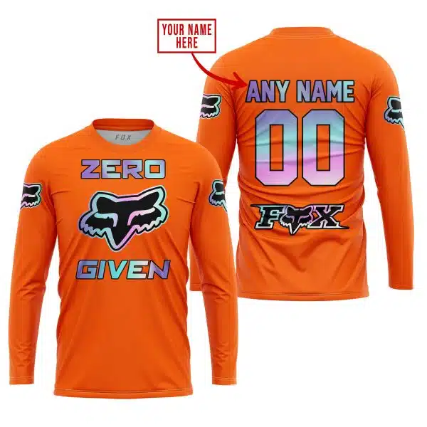 Zero Fox Given  -  Limited Edition  -  Fox Racing  -  Orange - Image 2