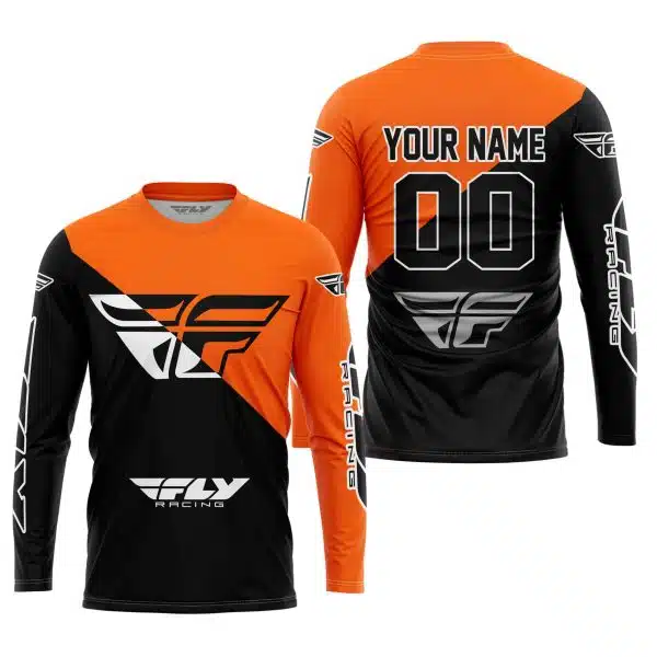 Premium Gift - Custom Name - Fly Racing - Orange - Image 2