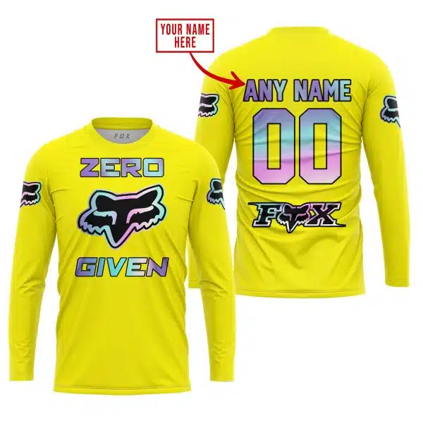 Zero Fox Given  -  Limited Edition  -  Fox Racing  -  Yellow - Image 2
