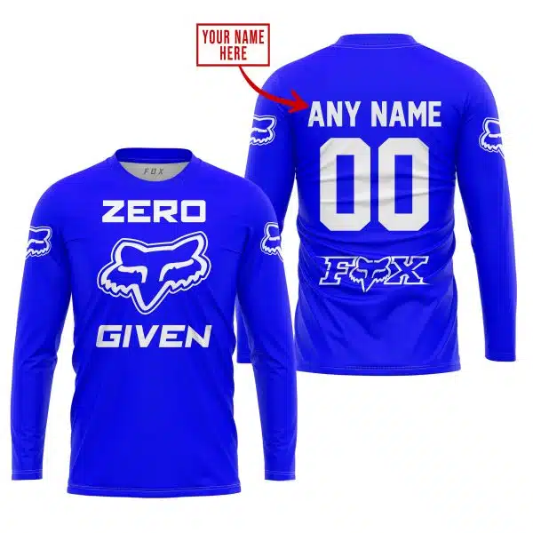 Zero Fox Given  -  Limited Edition  -  Fox Racing  -  Blue - Image 2