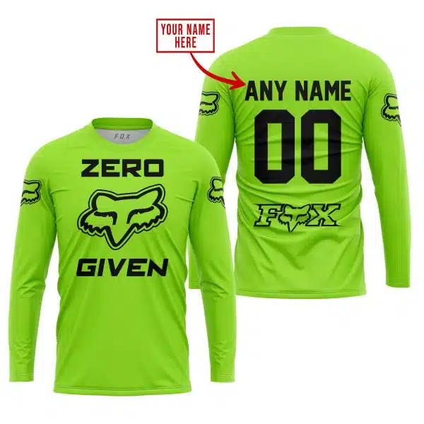 Zero Fox Given  -  Limited Edition  -  Fox Racing  -  Green 1 - Image 2