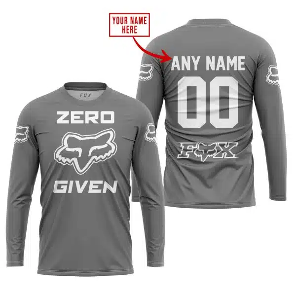 Zero Fox Given  -  Limited Edition  -  Fox Racing  -  Grey - Image 2