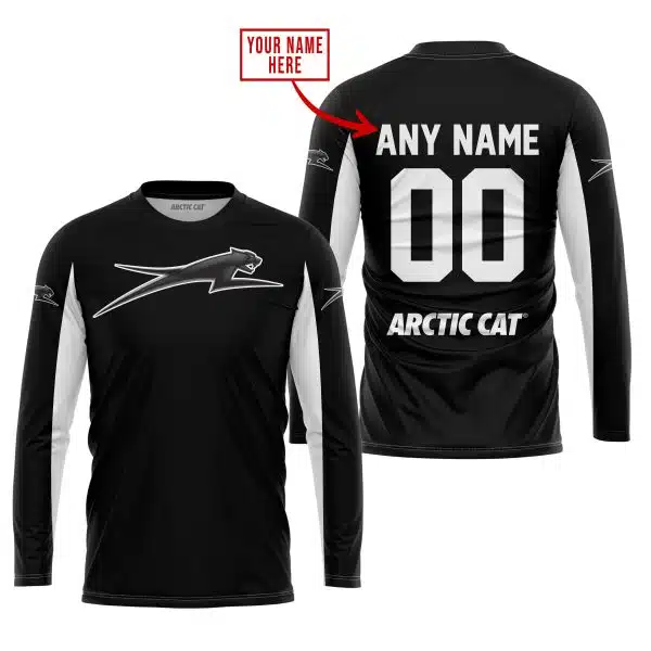 Custom Name Racing - Limited Edition - Arctic Cat - White - Image 2