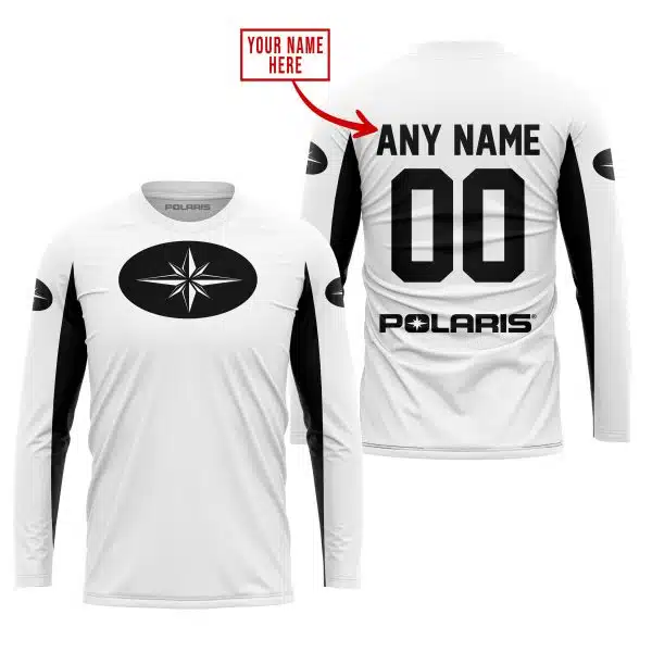 Custom Name Racing - Limited Edition - Polaris - White V2 - Image 2