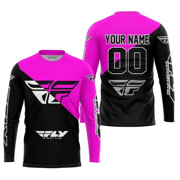 Premium Gift - Custom Name - Fly Racing - Pink - Image 4