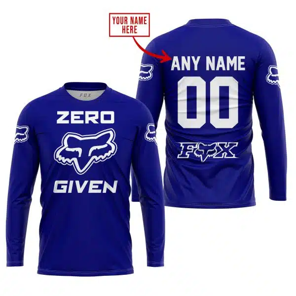 Zero Fox Given  -  Limited Edition  -  Fox Racing  -  Navy - Image 2