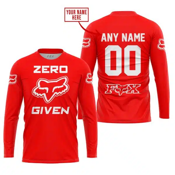 Zero Fox Given  -  Limited Edition  -  Fox Racing  -  Red - Image 2