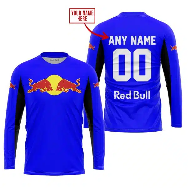 Custom Name Racing - Limited Edition - Redbull - Blue - Image 2