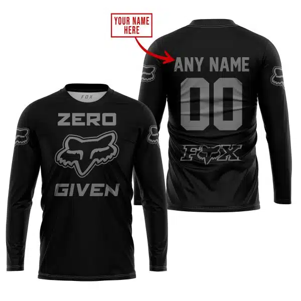 Zero Fox Given  -  Limited Edition  -  Fox Racing  -  Grey V1 - Image 2