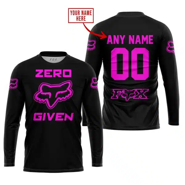 Zero Fox Given  -  Limited Edition  -  Fox Racing  -  Pink V1 - Image 2