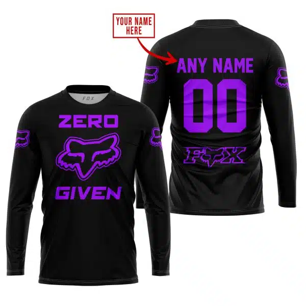 Zero Fox Given  -  Limited Edition  -  Fox Racing  -  Purple V1 - Image 2