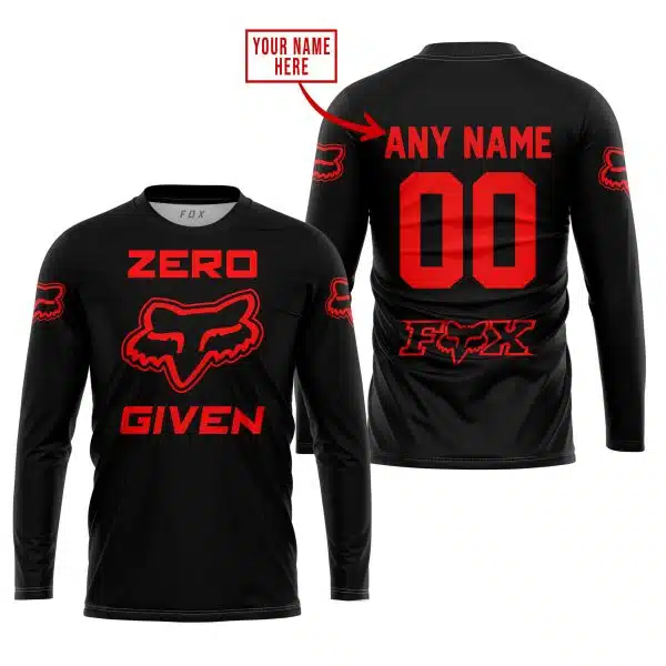 Zero Fox Given  -  Limited Edition  -  Fox Racing  -  Red V1 - Image 2