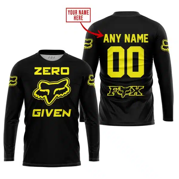 Zero Fox Given  -  Limited Edition  -  Fox Racing  -  Yellow V1 - Image 2
