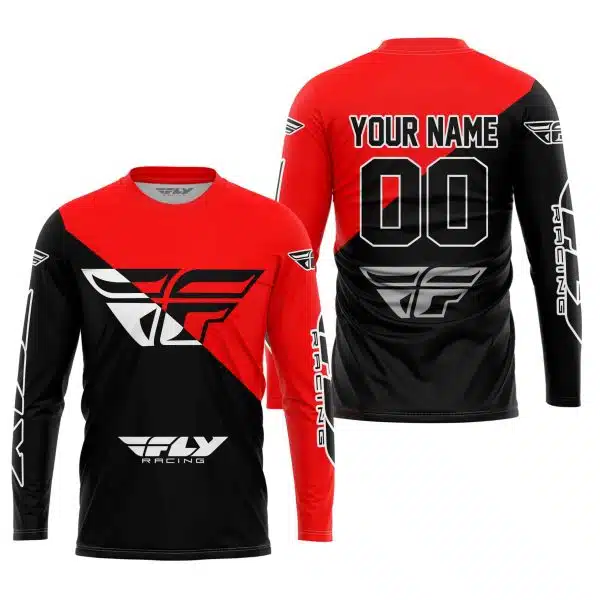 Premium Gift - Custom Name - Fly Racing - Red - Image 2