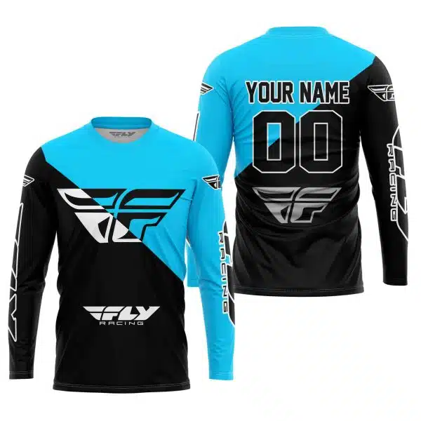 Premium Gift - Custom Name - Fly Racing - Sky Blue - Image 2