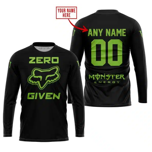 Zero Fox Given – Limited Edition – Monster Energy – Black V1 - Image 5