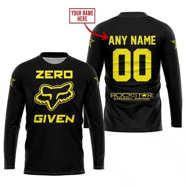 Zero Fox Given – Limited Edition – Rockstar Energy – Black V1 - Image 5