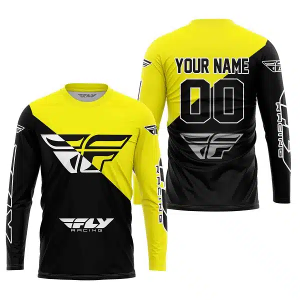 Premium Gift - Custom Name - Fly Racing - Yellow - Image 2