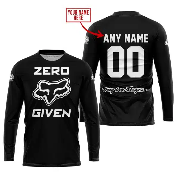 Zero Fox Given – Limited Edition – Troy Lee Designs – Black V1 - Image 5